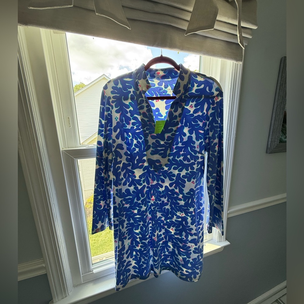 Mahi Gold Tunic Reef Party Dress